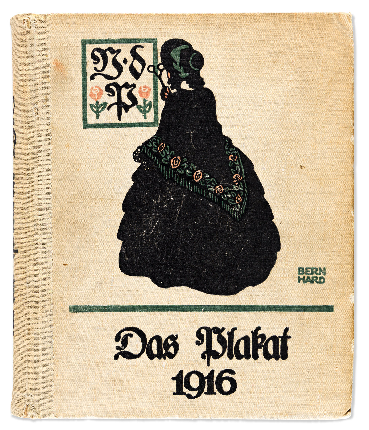 VARIOUS ARTISTS.  DAS PLAKAT. Set of 10 hardcover volumes. 1912-1921. Sizes vary, each approximately 11½x9½ inches, 29¼x24 cm.